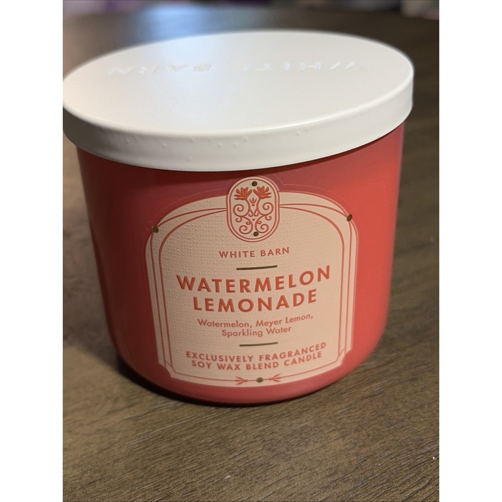Bath & Body Works ~ Scented 3 Wick Candle 14.5 oz ~ WATERMELON LEMONADE
